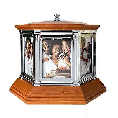 Perfect Memorials Large Rotating Memories Cremation Urn • $174.95