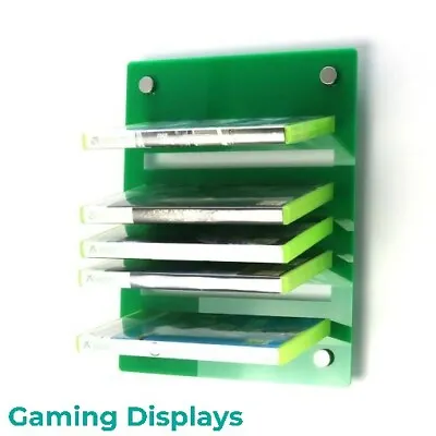 Xbox 360 / DVD Wall Mounted Game Storage Rack - Brackets Included - 50+ Colours • £16.50