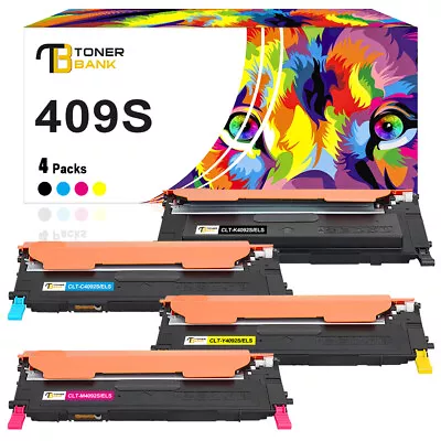 4x Toner Compatible For Samsung CLTP4092S CLP-310 315 CLX3170 3175 3175FN CLP315 • £46.99