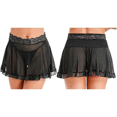 Mini Plaid Skirt High Waist School Girls Micro Casual Pleated  A-Line Role Play • $3.99