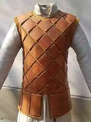 Halloween Medieval Mercenary Leather Armor Cosplay Larp Renaissance Costum • £170.27