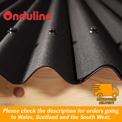 Onduline Bitumen Roofing Sheets 2m X 0.95m All Colours 3mm Thick Accessories • £12.99