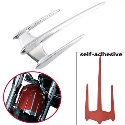 ABS Front Fender Accent Decoration Trim Accessories For Honda Motorcycle Chrome • $13.83