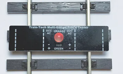 Train-Tech TT10 LED Multi Gauge Track Tester DCC/DC - H0/00/0/G Scales 1stpos • $13.01