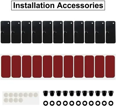 Window Louver Replacement Hardware Double Sided 3M Mounting Installation Kit • $22.49