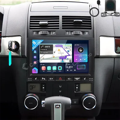 8+128GB Android 13 Car Stereo Radio Carplay GPS WIFI BT For VW Touareg 2003-2010 • $259.99