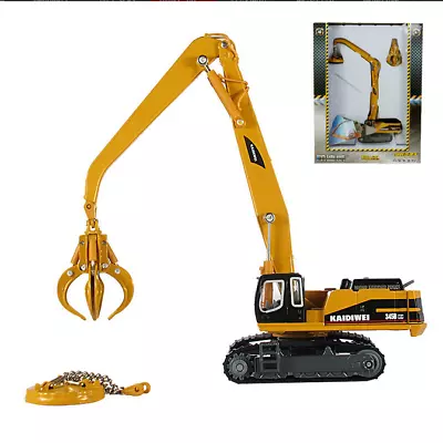 1:87 Kaidiwei Metal Diecast Liebherr Construction Handling Crane Car Kid Toys UK • £23.40