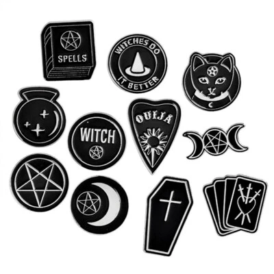 $2.13 • Buy Gothic Spells Cartoon Witches Badge Enamel Pins Brooch Clothes Lapel Pin