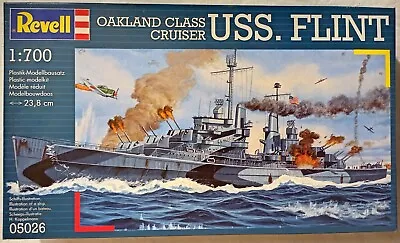 Revell 05026 Oakland Class Cruiser USS Flint 1:700 New And Sealed In Original Packaging • $32.81