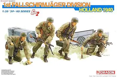 DRAGON 6276 1/35 Scale 1st Fallschirmjager Division Holland 1940 • £30.37