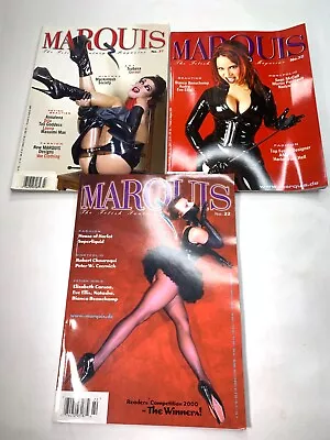 Marquis Fashion Magazine Lot Of 3 Latex Rubber Leather Rainwear - Chouraqui • £47.42