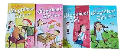 The Naughtiest Girl 4 Childrens Books  Paperback By Enid Blyton • £7.99