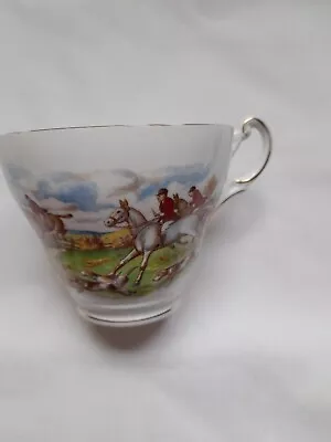 £1.99 • Buy REGENCY ENGLISH BONE CHINA HORSE HUNTING DESIGN  Teacup  Only