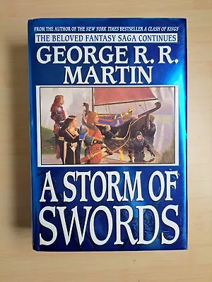 A Storm Of Swords (1st Edition Hardcover 2000) George RR Martin HC DJ First Ed • $35