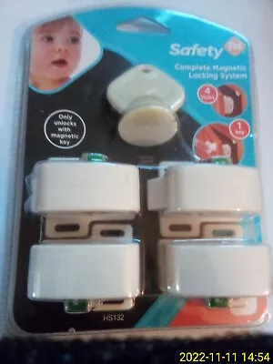 Spon8  W8o Dorel Baby Safety 1st MAGNET TOT LOK Cabinet LOCK SYSTEM 884392549749 • $14