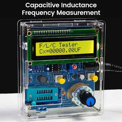 DIY High Precision LCD Digital Inductance Capacitance Meter Frequency Tester Kit • $12.21