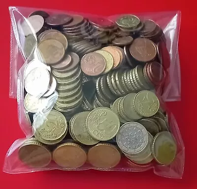 Unwanted Mixed €2 - 1c Euro Holiday Coin Change - Face Value €69.56 • £60