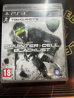 Tom Clancy’s Splinter Cell Blacklist + Manual - PS3 - Tested & Working • $12