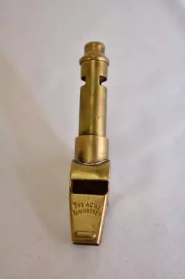 Vintage Acme Thunderer Brass Whistle Missing Pea • $5