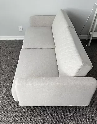 New Gray Sleeper Sofa Mid Century Modern Vintage Style Reclining Daybed • $599