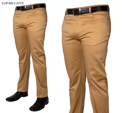 Prestige COP-100 Tailored Denim Pants Latte • $108