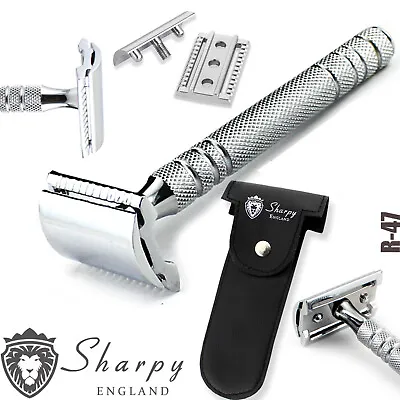 Classic Shaving Double Edge De Safety Razor Vintage Shaver For Men Gift • £9.99