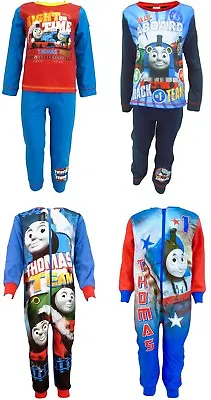 £6.99 • Buy Kids Thomas The Tank Engine Boys Pjs Pyjamas Sleepwear Ages 1 To 5 Years