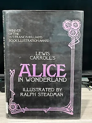Alice In Wonderland Lewis Carroll Illus. Ralph Steadman Hardcover 1st Ed Ex. Lib • £48.22
