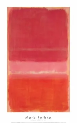 Untitled (Red) C. 1956 By Mark Rothko Gallery Art Print Abstract Poster 35x22 • £43.32