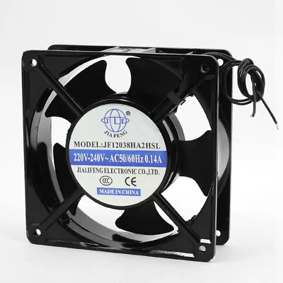 AC 220-240V 0.14A 5 Cooler Flow PC Case Cooling Fan 120mm X 120mm X 40mm • £13.34