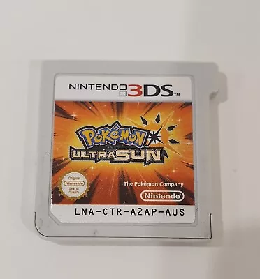 Pokemon Ultra Sun Nintendo 3DS Cart Only Tracked Postage • $55