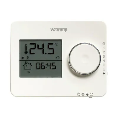 Warmup Tempo Programmable Thermostat Underfloor Heating White BNIB RRP £140 • £75