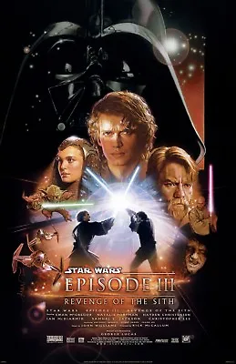 Star Wars Movie Poster - Revenge Of The Sith Poster 11  X 17   Star Wars Poster • $13.96