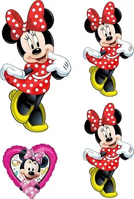 Waterproof Stickers Set (Red 1) - Minnie Mouse • £6.10