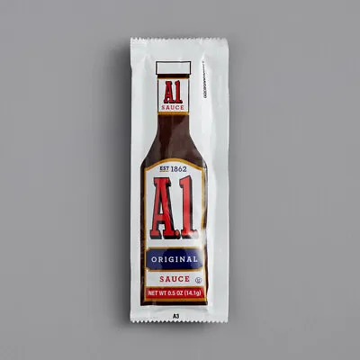 A.1. Original Steak Sauce 0.5 Oz. Packets - 200/Case • $99.99