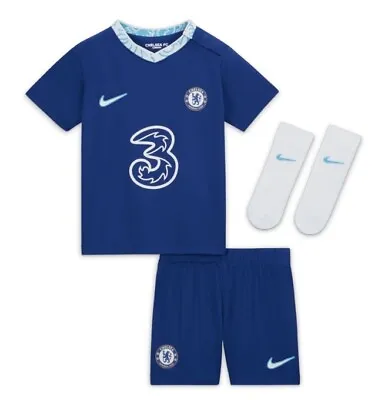 Chelsea F.C. 2022/23 Home Baby Football Kit  24 - 36  Months  DJ7908-496 • £28.99