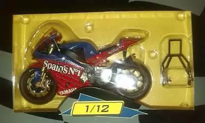 Yamaha YZRM1 Spiderman Marco Melandri 1:12 Ixo Altaya Diecast Moto Motorcycle GP • $58.49