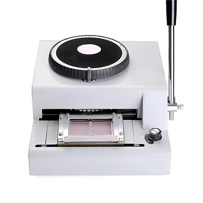 68 Character Manual Coding Machine PVC Coding Printer One-way Embossing Machine • $307.70