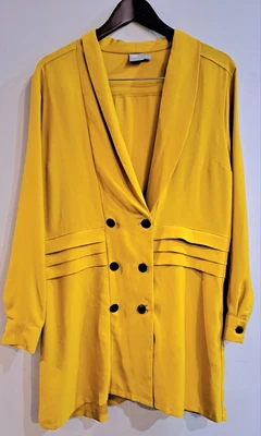 $5 • Buy ASOS Size 14 Mustard Shirt Dress