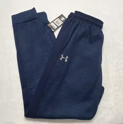 NWT Under Armour Mens XL Cold Gear Jogging Pants Joggers Sweatpants Blue • $29.99