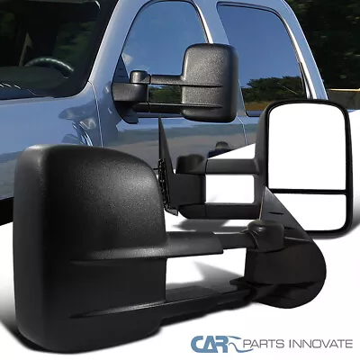 Fully-Adjust Towing Mirrors Fit 07-14 Chevy Silverado GMC Sierra 1500 2500 3500 • $47.95