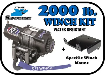 KFI 2000 Lb. Winch Mount Kit '07-'14 Yamaha Grizzly 350 400 450  • $259.95