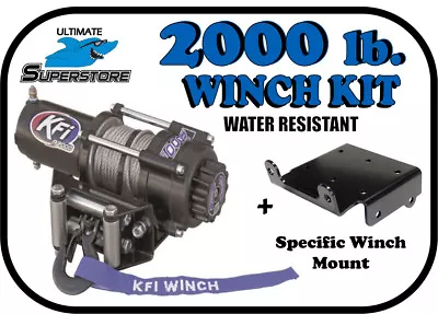 KFI 2000lb. Winch Mount Kit '99-'22 Can-Am Outlander 450 500 570 650 / Quest MAX • $208