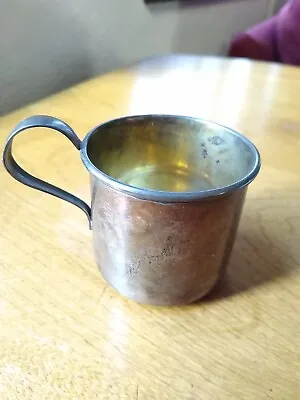 Saart Marked Sterling Silver Baby Cup Mug .925 Vintage NO Monogram 30g • $34.99