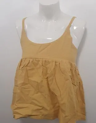 Zulu And Zephyr Ecliptic Mustard Yellow  Camisole Sz 10 • $9.25