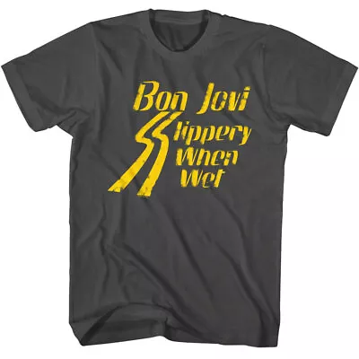 £42.02 • Buy Bon Jovi Slippery When Wet Men's T Shirt Rock Music Band Merch