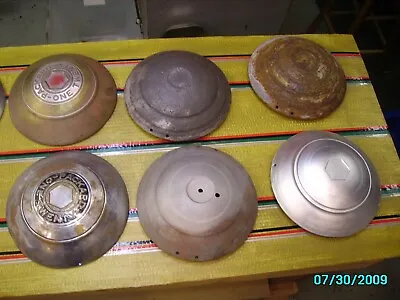 1937 Packard 120 Hubcap Skins (5) And (4) Back Project. • $59.99