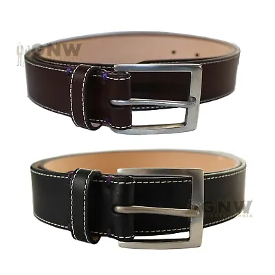 £69.99 • Buy PAUL SMITH MEN HAND MADE MINI TIP & LOGO LEATHER BELT BLACK/ BROWN NEW Was £115 