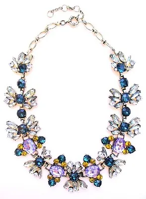 $15.99 • Buy UNIQUE STUNNING Luxe Vintage Crystal STATEMENT BUBBLE NECKLACE High Quality