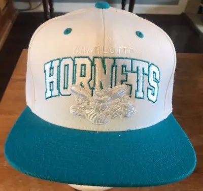 Charlotte Hornets Snapback Hat Mitchell & Ness HWC Throwback Cap NBA • $39.99